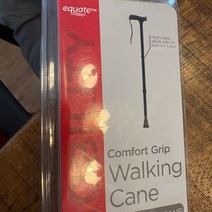 Equate Black Comfort Grip Walking Cane